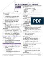 Dosage Form & Drug Delivery System: Module 5 Pharmaceutics 1