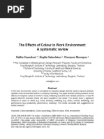 The Effects of Colour in Work Environment: A Systematic Review