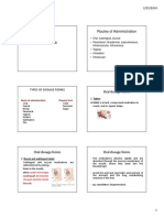 Routes of Administration