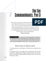 The Ten Commandments, Part 3: Lesson