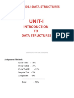 15Cs201J-Data Structures: Unit-I