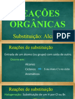 Substituição em Alcanos