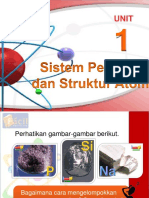 1.Sistem Perioe & Struktur Atom Powerpoint