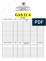 Gas 11 A: Department of Education