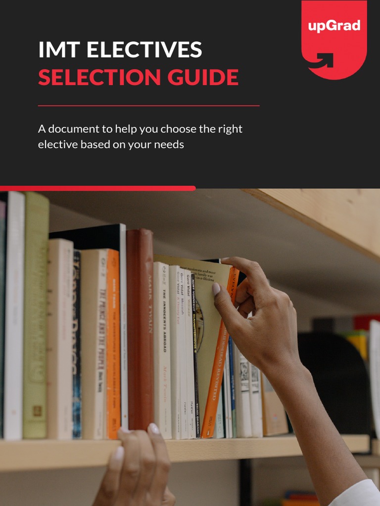 IMT Ghaziabad Elective Selection Guide | PDF | Valuation (Finance ...