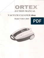 Vaccum Cleaner VORTEX Ares_VOR-CJ065_Instruction Manual_ENG