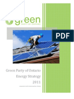 Energy - Green Party Five Point Plan for Ontario