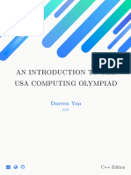 An Introduction To The Usa Computing Olympiad: Darren Yao