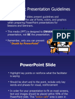 Pre Work PowerPointGuidelines