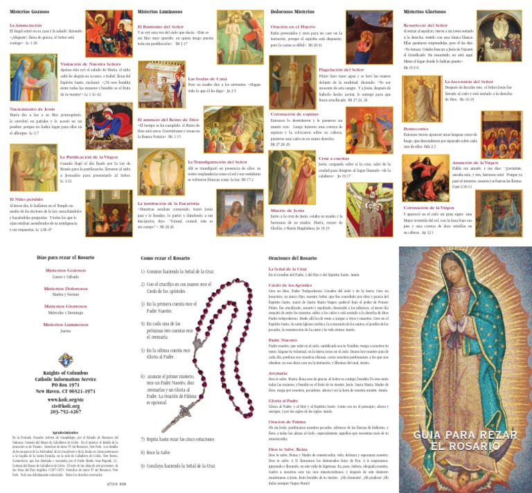 Rosario | PDF | María, madre de Jesús | Oración
