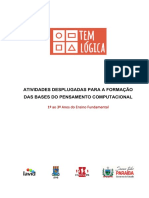 Atividades - Desplugadas 1º Ao 3º Ano