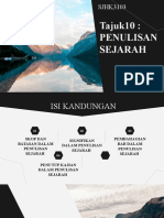 SJHK3103 T10 Penulisan Sejarah