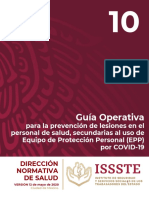 Guía Operativa para La Prevención de Lesiones en El Personal de Salud, Secundarias Al Uso de EPP Por COVID-120520