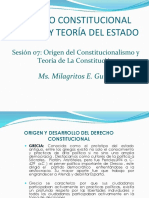 Origen Del Constitucionalismo