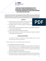 Convocatoria para Particulares - 2022 2023