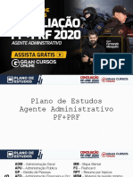 2020 - 07 - 16 - Plano de Estudos Agente Administrativo PF+PRF - Com Érico Palazzo1