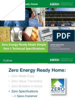 Zero Energy Ready Made Simple Part I - Technical Specifications