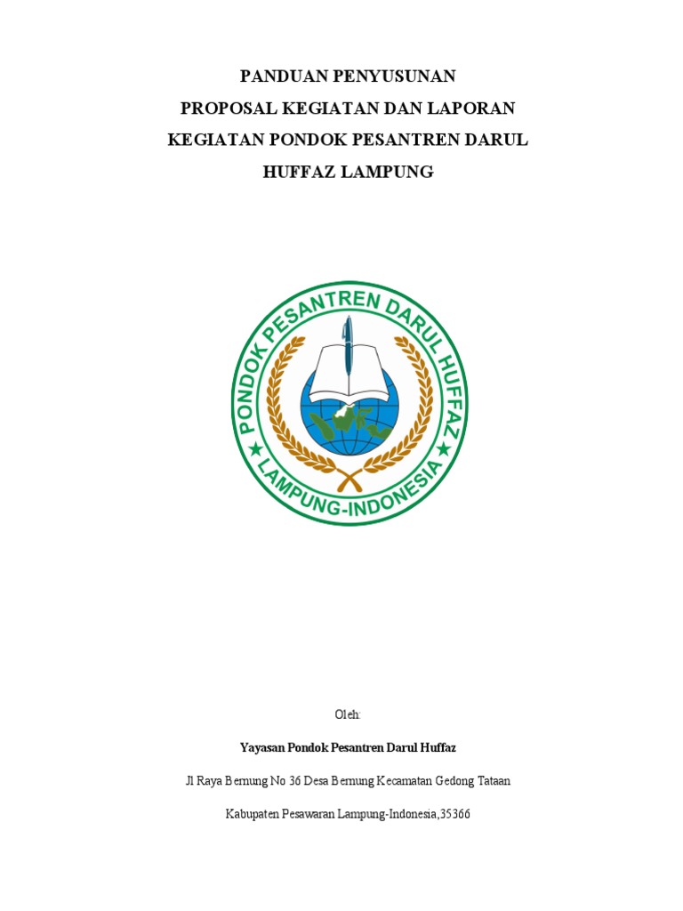 Panduan Penyusunan Proposal | PDF
