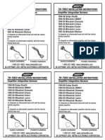 Installation Instructions Amplifier Integration Harness Installation Instructions Amplifier Integration Harness