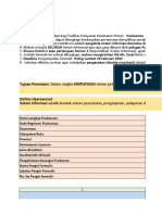 Form Pemetaaan Dasar Sistem Informasi - Puskesmas Rumbio