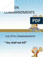 The Ten Commandments - Understanding the Fifth on Not Killing