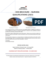 Information Brochure - Nursing Qualifications - 2023