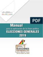 Manual de identidad visual de las Elecciones Generales de Bolivia 2019
