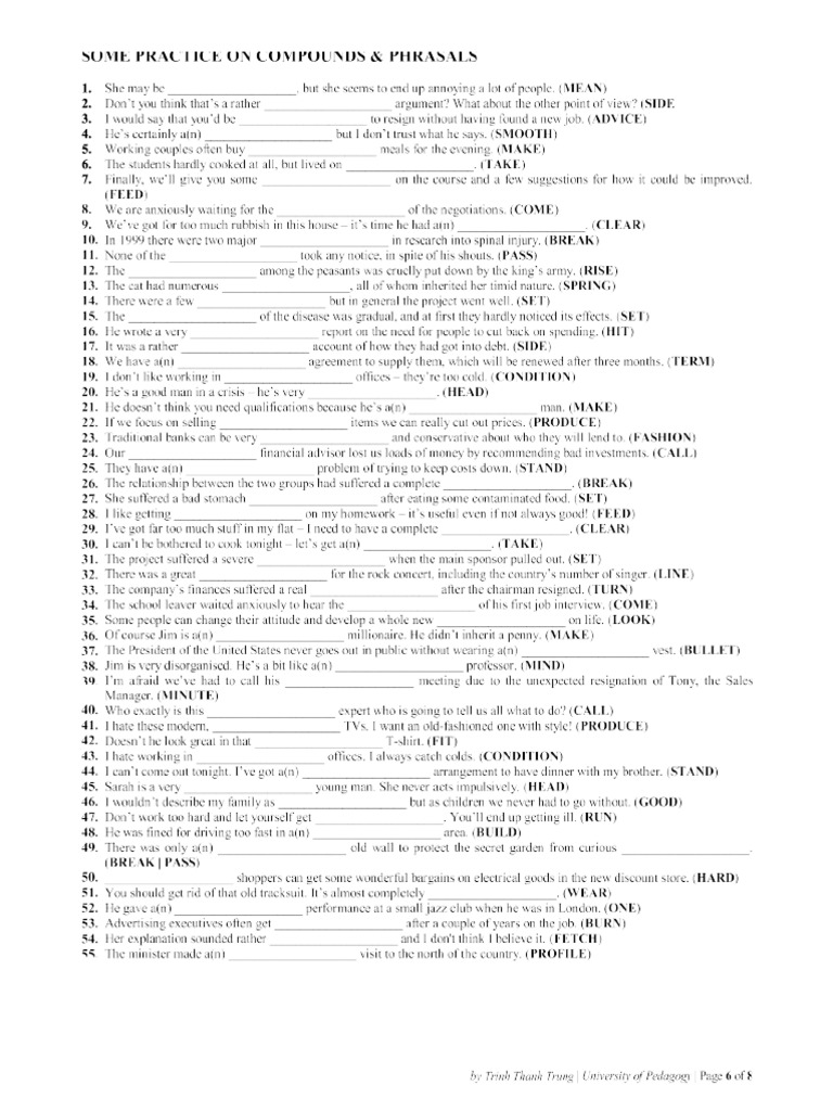 Word Form 2 | PDF