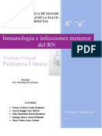 REACTIVOS de Inmunología e Infecciones Menores Del RN