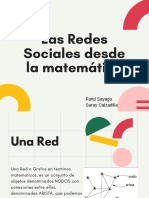 Las Redes Sociales y Su Modelo Matematico