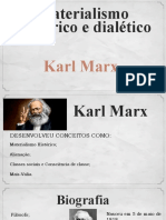 O materialismo histórico de Karl Marx