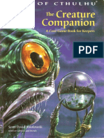 CoC 1920s - Monsters - The Creature Companion