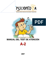 Manual Del Test de Atención A2