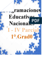 Programaciones de Primer Grado