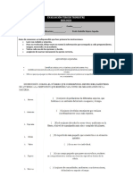 Evaluación Tercer Trimestre Biología