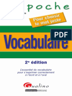 Vocabulaire - 2e 233 Dition