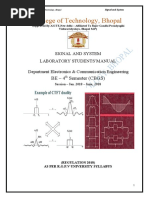 Signal and System Lab Manual Deepak