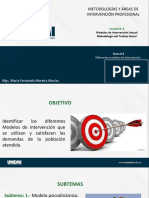 Modelos de intervención en Trabajo Social