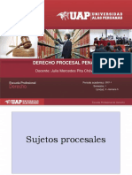 Derecho Procesal Penal I: Docente: Julia Mercedes Pita Chávez
