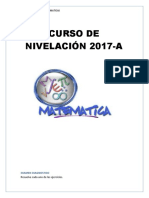 Curso de Nivelacion 2017-A Mat 2