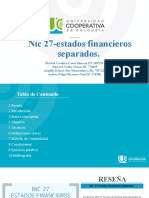 Nic-27 Estados Financieros Separados