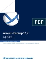 AcronisBackup 11.7 Cmdlineref Fr-FR
