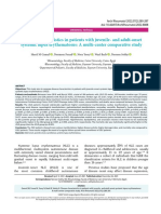 Disease Characteristics in Patients With Juvenile-And Adult-Onset Systemic Lupus Erythematosus: A Multi-Center Comparative Study