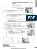 7A GRAMMAR First Conditional and Future Time Clauses + When