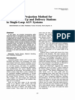 The Centroid Projection Method For Locating Pick-Up and Delivery Stations in Single-Loop AGV Systems