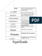 Vocabulario Agosto 2021