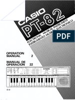 Casio PT-82 Manual