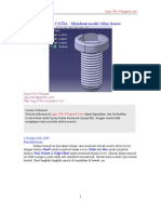 TUTORIAL MEMBUAT MODEL ALLEN SCREW DI CATIA