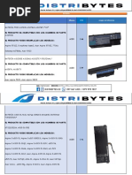 Lista de Precios DISTRIBUIDOR ABRIL