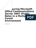 Deploying in a Multiple Forest Environment